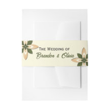 Elegant Sage Green and Beige Geometric Floral