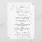 Elegant Sage Green Botanical  Menu (Voorkant / Achterkant)