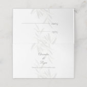 Elegant Sage Green Botanical Plaatskaartje (Buitenkant ongevouwen)