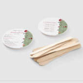 Elegant Sage Green Burgundy Rozen Wedding Ceremony Handwaaier (Niet-gemonteerd)