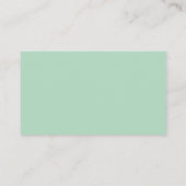 Elegant Sage Green Calligraphy Gift Registry Enclo Informatiekaartje (Achterkant)