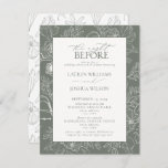 Elegant Sage Green Floral Wedding Rehearsal Dinner Kaart<br><div class="desc">Introductie van onze elegante Sage Green Floral Line Art Wedding Rehearsal Dinner Uitnodiging! Deze mooie uitnodiging is uitgerust met moderne, met handschrift geschreven kalligrafie en kunstschilderachtige florale lijnkunst. Ideaal voor koppels die op zoek zijn naar een stijlvolle en moderne manier om hun gasten uit te nodigen voor hun repetitieve diner....</div>