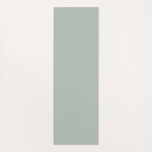 Elegant Sage Green Gepersonaliseerde Naam Yoga Mat (Achterkant)