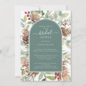 Elegant Sage Green Greenery Vrijgezellenfeest Kaart (Voorkant)