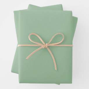 Elegant Sage Green Luxury Wrapping Paper