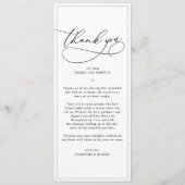 Elegant Sage Green Simple Weddenschap Hartelijk da Menu (Voorkant)