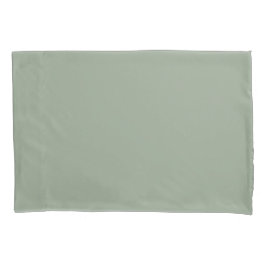 Elegant Sage Green Solid Color Kussensloop