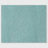 Elegant Sage Green Sparkly Glitter look Cadeaupapier (Vlak)