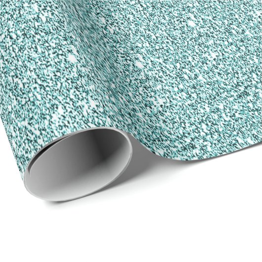 Elegant Sage Green Sparkly Glitter look Cadeaupapier (Rol Hoek)