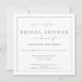 Elegant Sage Green Vrijgezellenfeest Classic Kaart (Voorkant)