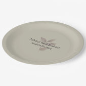 Elegant Sage Green Wedding Papieren Bordje (Gekanteld)