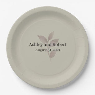 Elegant Sage Green Wedding Papieren Bordje