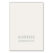 Elegant Sage Green Wedding Place Card Kaart (Voorkant)