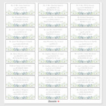Elegant Sage Greenery Guest Adresetiketten