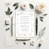 Elegant Sage Groen Bruiloft Groen Kaart