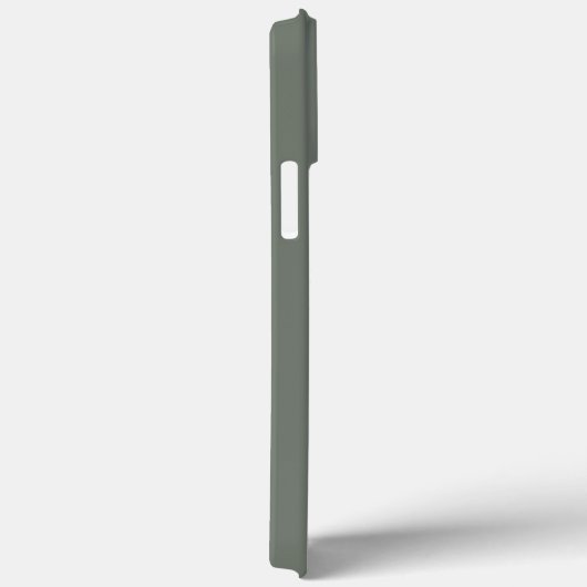 Elegant Sage Monogram initiaal Case-Mate iPhone Case (Achterkant / Rechts)