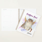 Elegant Sagittar Zodiac Cat Planner Notebook (Display)