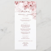 Elegant Sakura Branch modern lentevertrouwen Menu (Voorkant)