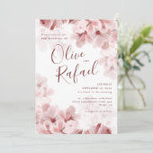 Elegant Sakura Branch modern Spring Kaart (Staand voorkant)