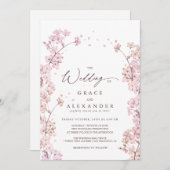 Elegant Sakura Branch modern spring Kaart (Voorkant / Achterkant)