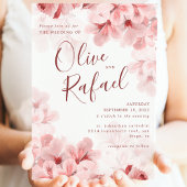 Elegant Sakura Branch modern Spring Kaart