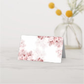 Elegant Sakura Branch Wedding table number 6 Plaatskaartje (Achterkant)