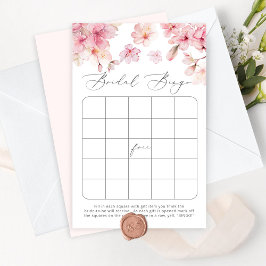 Elegant sakura vrijgezellenfeest bingo game