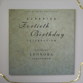 Elegant Salie Gold ELKE Verrassing Verjaardagsfees Kaart