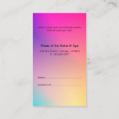 Elegant Salon & Spa Referral Card (Achterkant)