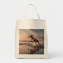 Elegant Saluki Grocery Tas