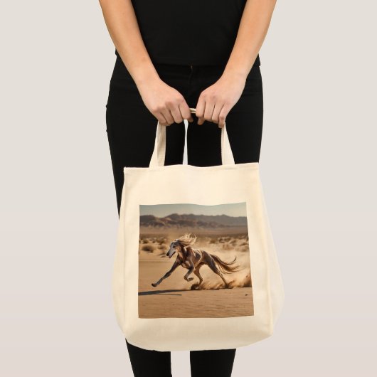 Elegant Saluki Grocery Tas (Voorkant (product))