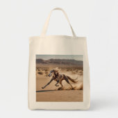 Elegant Saluki Grocery Tas (Voorkant)
