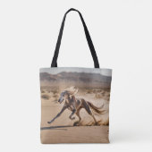 Elegant Saluki schouder Tas (Achterkant)