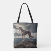 Elegant Saluki schouder Tas (Achterkant)