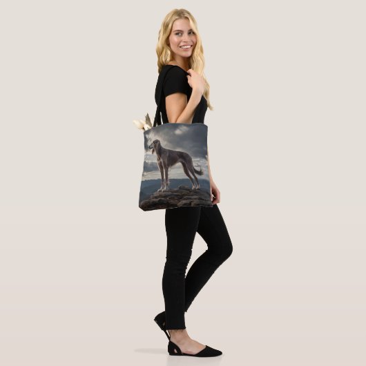 Elegant Saluki schouder Tas (Op model)