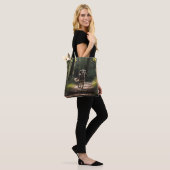 Elegant Saluki Shoulder Tote Tote Bag (Op model)