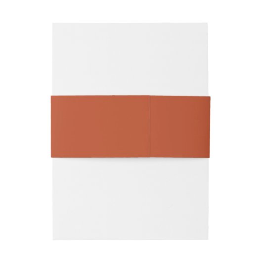 Elegant Sample Sinaasappel Minimalist Uitnodigingen Wikkel (Achterkant Voorbeeld)