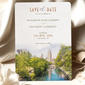 Elegant San Antonio, Texas Save-the-Date Kaart