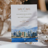 Elegant San Diego, Californië Save-the-Date Kaart