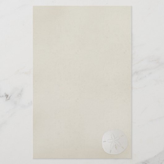 Elegant Sand Dollar Briefpapier 2 (Voorkant)