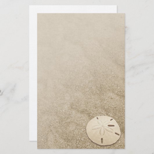 Elegant Sand Dollar Briefpapier 3 (Voorkant / Achterkant)