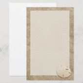 Elegant Sand Dollar Briefpapier 4 (Voorkant / Achterkant)