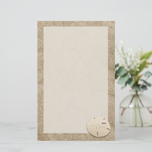 Elegant Sand Dollar Briefpapier 4 (Staand voorkant)