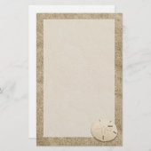 Elegant Sand Dollar Briefpapier 4 (Voorkant / Achterkant)