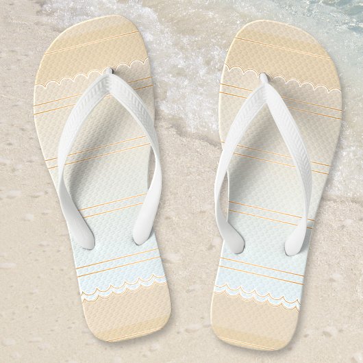 Elegant Sandy Beach Teenslippers