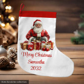Elegant Santa Claus Minimalist Cozy Christmas Grote Kerstsok