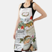 Elegant Santa Collage Kerst Schort (Insitu)