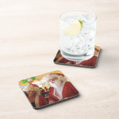 Elegant Santa Collectie. Bier Onderzetter (Rechterzijde)