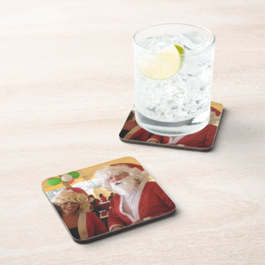 Elegant Santa Collectie. Bier Onderzetter (Rechterzijde)