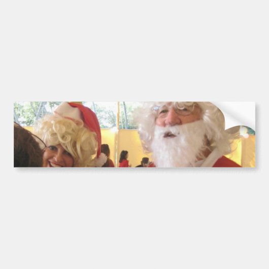 Elegant Santa Collectie. Bumpersticker (Voorkant)